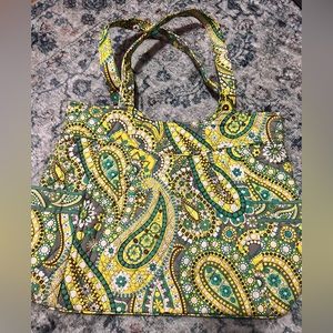 Vera Bradley tote, coins purse and card holder.